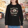 Retro Quote Just a Bit Outside Baseball Vintage Youth Long Sleeve Tee Retro Quote Just a Bit Outside Baseball Vintage Youth Long Sleeve Tee