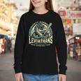 Safety Harbor Leviathans Retro Baseball Monster Youth Long Sleeve Tee Safety Harbor Leviathans Retro Baseball Monster Youth Long Sleeve Tee