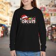 Santa Bruh Baseball Christmas Xmas Meme Pajamas Family Youth Long Sleeve Tee Santa Bruh Baseball Christmas Xmas Meme Pajamas Family Youth Long Sleeve Tee