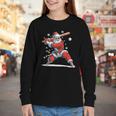 Santa Playing Baseball Christmas Candy Cane Fun Xmas Holiday Youth Long Sleeve Tee Santa Playing Baseball Christmas Candy Cane Fun Xmas Holiday Youth Long Sleeve Tee