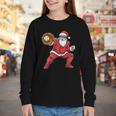 Santa Playing Baseball Baseball Lover Baseballer Xmas Youth Long Sleeve Tee Santa Playing Baseball Baseball Lover Baseballer Xmas Youth Long Sleeve Tee