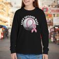 Save 2nd Base Breast Cancer Awareness Pink Ribbon Baseball Youth Long Sleeve Tee Save 2nd Base Breast Cancer Awareness Pink Ribbon Baseball Youth Long Sleeve Tee