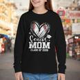 Senior Mom Class Of 2026 Baseball Graduation Heart Youth Long Sleeve Tee Senior Mom Class Of 2026 Baseball Graduation Heart Youth Long Sleeve Tee