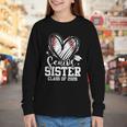 Senior Sister Class Of 2026 Baseball Graduation Heart Youth Long Sleeve Tee Senior Sister Class Of 2026 Baseball Graduation Heart Youth Long Sleeve Tee