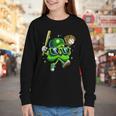 Shamrock Lucky Clover Baseball Patricks Day Family Matching Youth Long Sleeve Tee Shamrock Lucky Clover Baseball Patricks Day Family Matching Youth Long Sleeve Tee