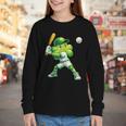 Shamrock Playing Baseball St Patricks Day Men Boys Kid Youth Long Sleeve Tee Shamrock Playing Baseball St Patricks Day Men Boys Kid Youth Long Sleeve Tee