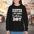 Sister Of The Birthday Boy Baseball Bday Family Youth Long Sleeve Tee