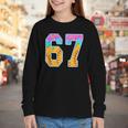Six Seven Baseball Drip Youth Long Sleeve Tee