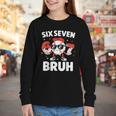 Six Seven Bruh Valentines Baseball Kids 67 Valentine Boys Youth Long Sleeve Tee Six Seven Bruh Valentines Baseball Kids 67 Valentine Boys Youth Long Sleeve Tee