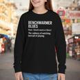 Sport Definition Baseball Soccer Benchwarmer Blues Youth Long Sleeve Tee