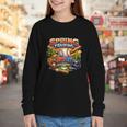 Spring Training 2026 Baseball Fan Retro Palm Cactus Youth Long Sleeve Tee