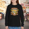 Spring Training 2026 Baseball Vintage Sunset Youth Long Sleeve Tee