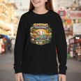 Spring Training 2026 Retro Baseball Palm Cactus Youth Long Sleeve Tee