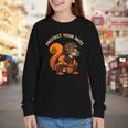Squirell Baseball Catcher Player Joke Tee Protect Your Nuts Youth Long Sleeve Tee Squirell Baseball Catcher Player Joke Tee Protect Your Nuts Youth Long Sleeve Tee