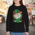 St Patrick Day Baseball Drip Ice Cream Kids Boys Men Youth Long Sleeve Tee