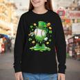 St Patrick Day Baseball Drip Ice Cream Baseball Youth Long Sleeve Tee