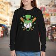 St Patricks Day Baseball Drip Ice Cream Baseball Home Plate Youth Long Sleeve Tee St Patricks Day Baseball Drip Ice Cream Baseball Home Plate Youth Long Sleeve Tee