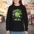St Patricks Day Baseball Leprechaun Rainbow Green Baseball Youth Long Sleeve Tee St Patricks Day Baseball Leprechaun Rainbow Green Baseball Youth Long Sleeve Tee