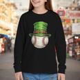 St Patricks Day Baseball Player Leprechaun Hat Men Boys Kids Youth Long Sleeve Tee St Patricks Day Baseball Player Leprechaun Hat Men Boys Kids Youth Long Sleeve Tee