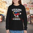 Stealing Hearts & Bases Valentine’s Day Baseball Love Youth Long Sleeve Tee Stealing Hearts & Bases Valentine’s Day Baseball Love Youth Long Sleeve Tee