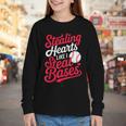 Stealing Hearts Like I Steal Bases Cute Baseball Boys Youth Long Sleeve Tee Stealing Hearts Like I Steal Bases Cute Baseball Boys Youth Long Sleeve Tee