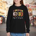I Survived 6733 Days Of 3rd Grade Baseball Football 100 Day Youth Long Sleeve Tee I Survived 6733 Days Of 3rd Grade Baseball Football 100 Day Youth Long Sleeve Tee