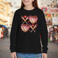 Valentines Day Drip Heart Baseball XOXO Boys Kids Men Sport Youth Long Sleeve Tee Valentines Day Drip Heart Baseball XOXO Boys Kids Men Sport Youth Long Sleeve Tee