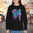 Vintage Baseball 14 Number Youth Long Sleeve Tee Vintage Baseball 14 Number Youth Long Sleeve Tee