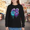 Vintage Baseball 68 Number Youth Long Sleeve Tee