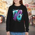 Vintage Baseball 76 Number Youth Long Sleeve Tee