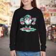 Women's 67 Meme Six Seven 6 7 Meme Baseball Ice Cream Drip Youth Long Sleeve Tee Women's 67 Meme Six Seven 6 7 Meme Baseball Ice Cream Drip Youth Long Sleeve Tee