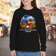 Women's Father Son Baseball Father's Day Youth Long Sleeve Tee