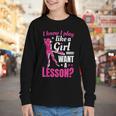 Women's Play Like A Girl Softball Baseball Girls Youth Long Sleeve Tee Women's Play Like A Girl Softball Baseball Girls Youth Long Sleeve Tee