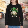 Women's St Patricks Day Baseball Leprechaun Shamrock Player Boys Kid Youth Long Sleeve Tee Women's St Patricks Day Baseball Leprechaun Shamrock Player Boys Kid Youth Long Sleeve Tee