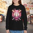 Women's Valentines Day Baseball Boys Ice Cream Drip Heart Youth Kids Youth Long Sleeve Tee Women's Valentines Day Baseball Boys Ice Cream Drip Heart Youth Kids Youth Long Sleeve Tee