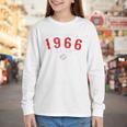 60 Year Old 1966 Classic Baseball 60th Birthday Youth Long Sleeve Tee