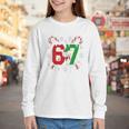 67 Baseball Christmas Candy Cane Snowflake Holiday Sports Youth Long Sleeve Tee 67 Baseball Christmas Candy Cane Snowflake Holiday Sports Youth Long Sleeve Tee