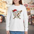 67 Baseball Xmas Lights Santa Hat Holiday Youth Long Sleeve Tee 67 Baseball Xmas Lights Santa Hat Holiday Youth Long Sleeve Tee