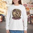 67 Ice Cream Drip Six Seven Baseball Premium Tri-Blend Youth Long Sleeve Tee