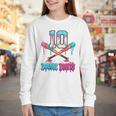 Baseball 10 Year Old Ice Cream Drip 10th Bday Double Digits Youth Long Sleeve Tee Baseball 10 Year Old Ice Cream Drip 10th Bday Double Digits Youth Long Sleeve Tee