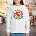Baseball Dinger King Logo For Home Run Players And Fan Youth Long Sleeve Tee Baseball Dinger King Logo For Home Run Players And Fan Youth Long Sleeve Tee