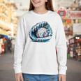 Baseball Drip Ice Cream Sprinkles Baseball Glove Premium Tri-Blend Youth Long Sleeve Tee Baseball Drip Ice Cream Sprinkles Baseball Glove Premium Tri-Blend Youth Long Sleeve Tee