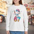 Baseball Drip Number 67 Six Seven Meme Ice Cream Dripping Youth Long Sleeve Tee Baseball Drip Number 67 Six Seven Meme Ice Cream Dripping Youth Long Sleeve Tee