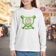 Baseball Icecream St Patrick's Day Lucky Charm Shamrock Drip Youth Long Sleeve Tee Baseball Icecream St Patrick's Day Lucky Charm Shamrock Drip Youth Long Sleeve Tee