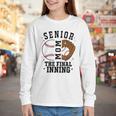 Baseball Senior Mom 2026 The Final Inning Youth Long Sleeve Tee Baseball Senior Mom 2026 The Final Inning Youth Long Sleeve Tee