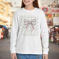 Baseball Sister Youth Long Sleeve Tee