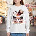 Baseball Valentine Forever On Deck For You Youth Long Sleeve Tee Baseball Valentine Forever On Deck For You Youth Long Sleeve Tee