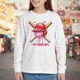 Boys Valentine Day Baseball Helmet Drip Ice-Cream Youth Kids Youth Long Sleeve Tee Boys Valentine Day Baseball Helmet Drip Ice-Cream Youth Kids Youth Long Sleeve Tee
