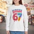 Bruh 67 Baseball Drip Number 67 Player 67th Birthday Youth Long Sleeve Tee Bruh 67 Baseball Drip Number 67 Player 67th Birthday Youth Long Sleeve Tee