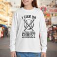 Christian Baseball Philippians 4 Youth Long Sleeve Tee Christian Baseball Philippians 4 Youth Long Sleeve Tee